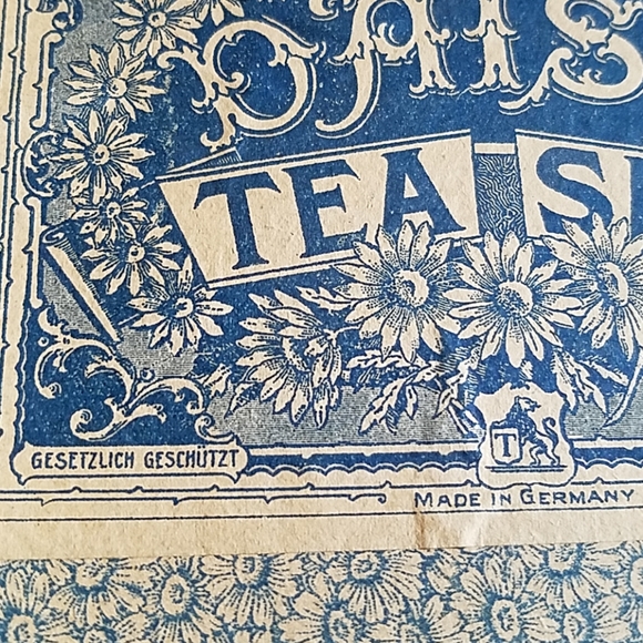 NIB! 1916 ANTIQUE German Child’s Daisy Tea Set 🌼 - Picture 7 of 12